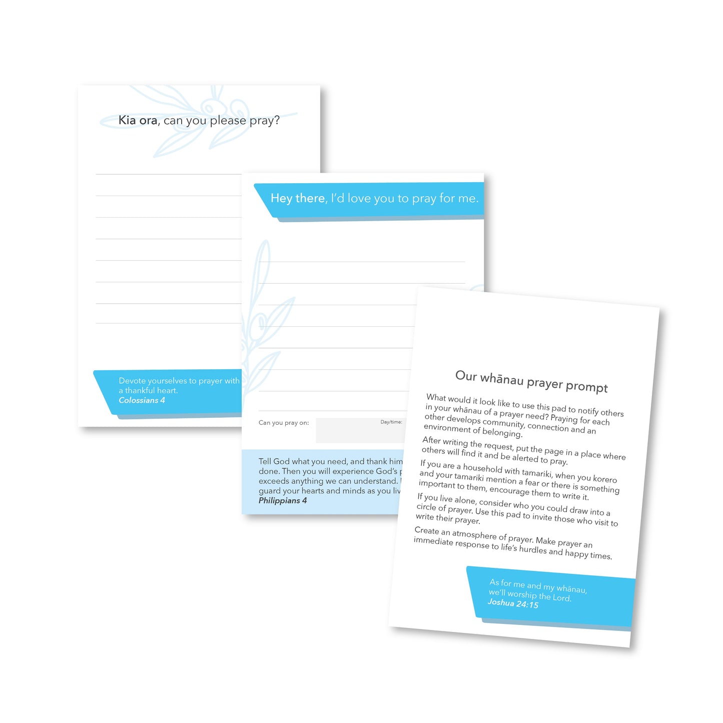 Prayer pad