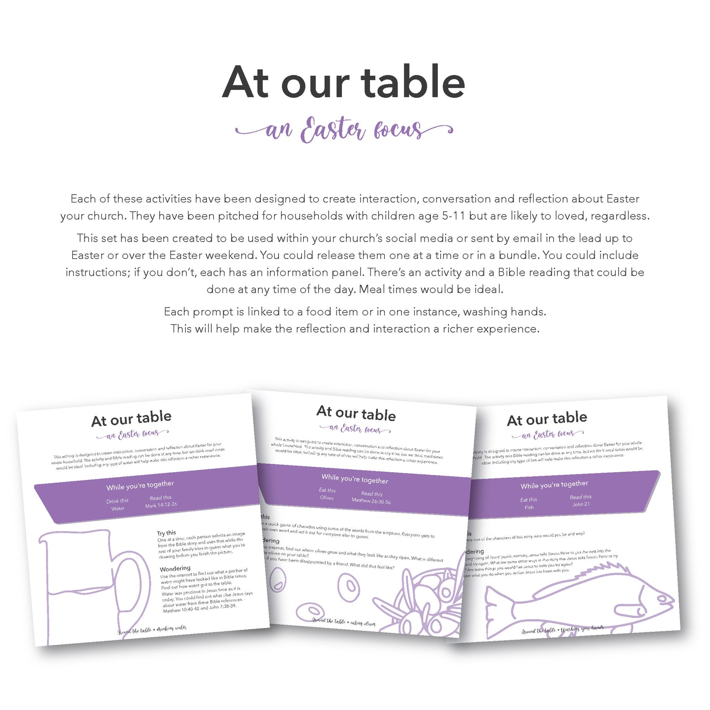 Easter - around the table