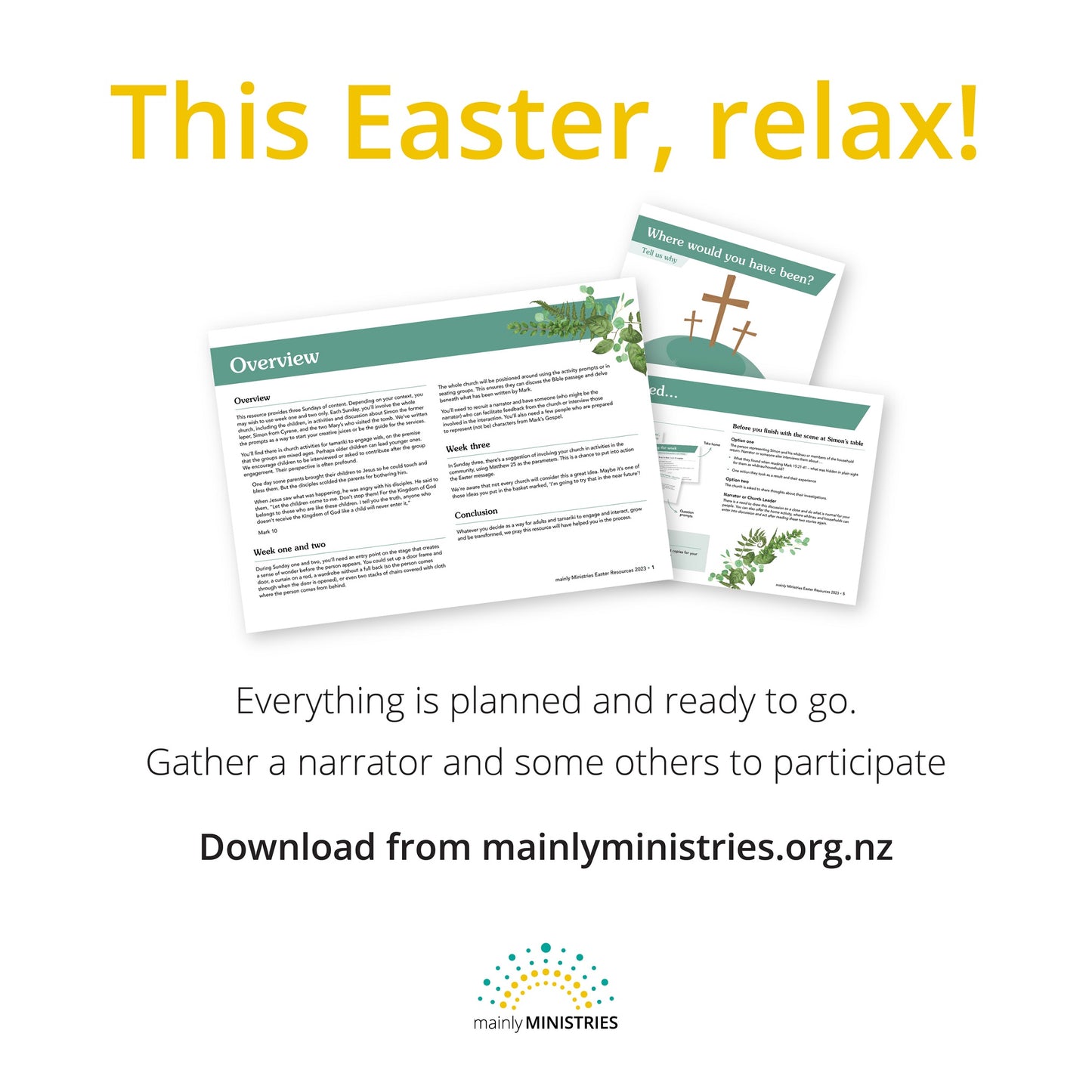 Easter FREE resource for church services
