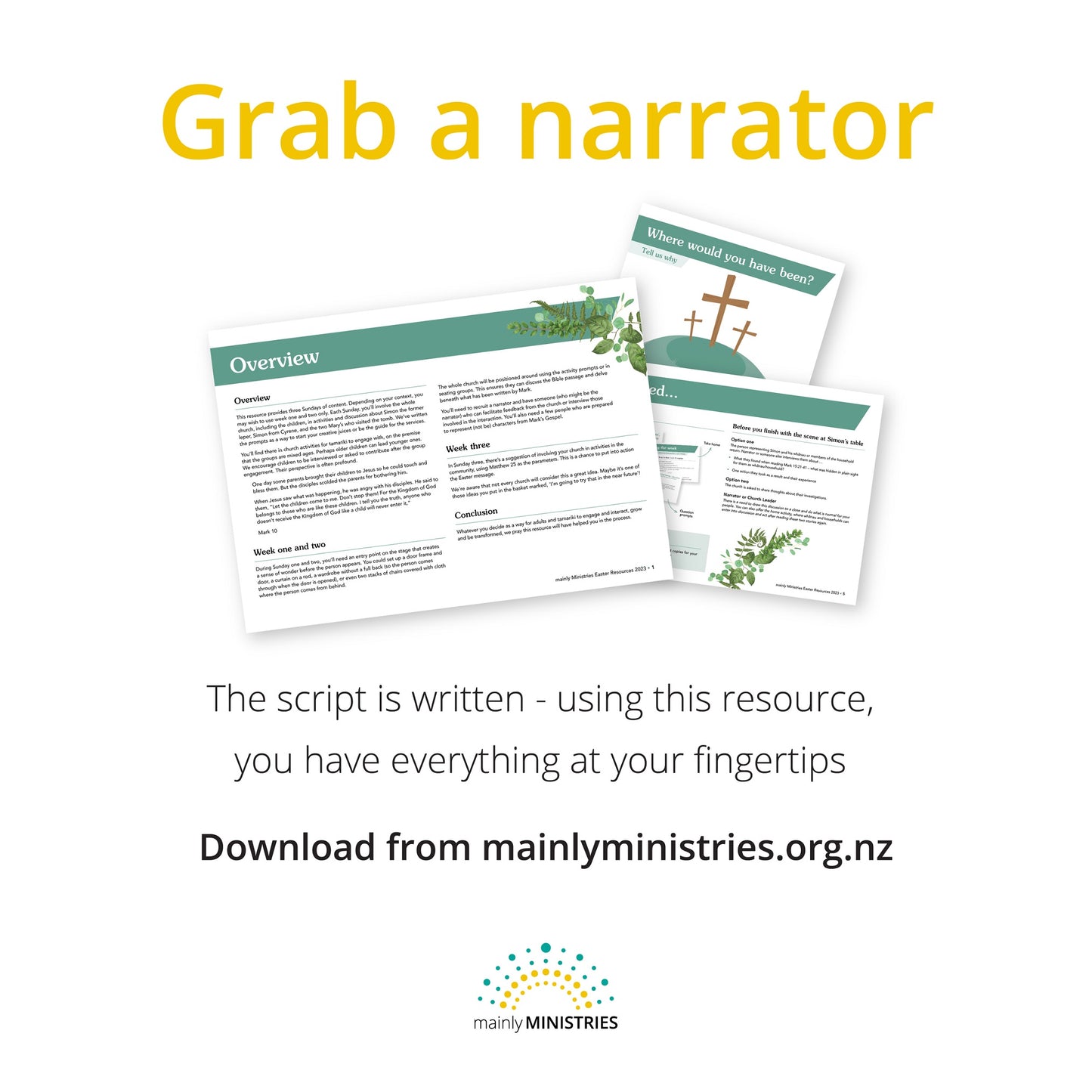 Easter FREE resource for church services