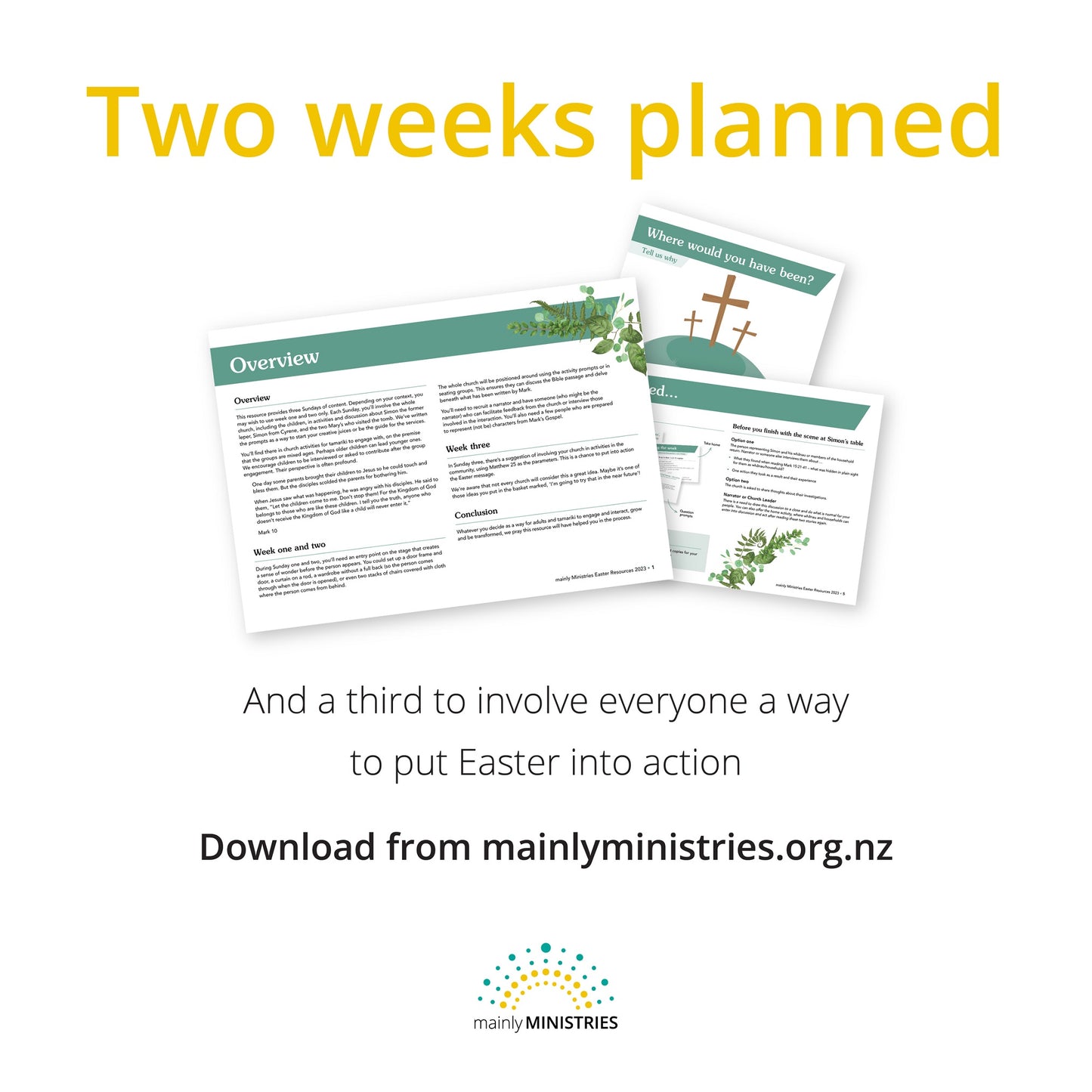 Easter FREE resource for church services