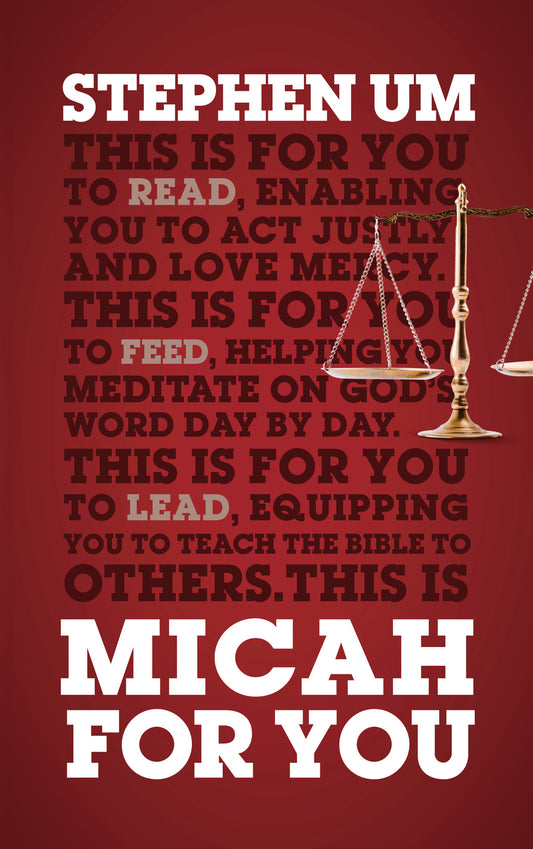 Micah for You book